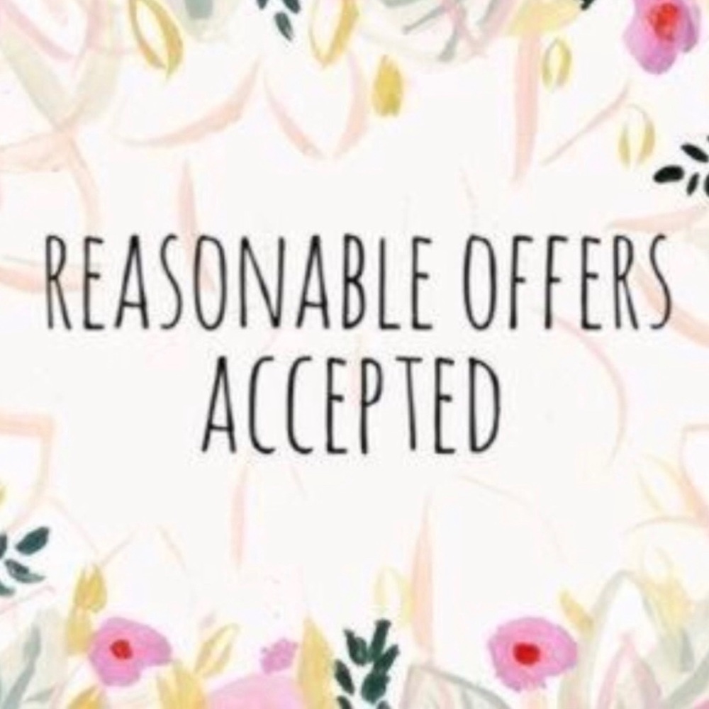 Reasonable offers welcome!